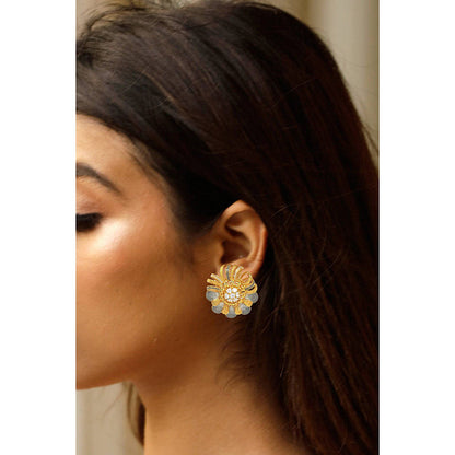 Divino Butter Blush Meenakari Studs