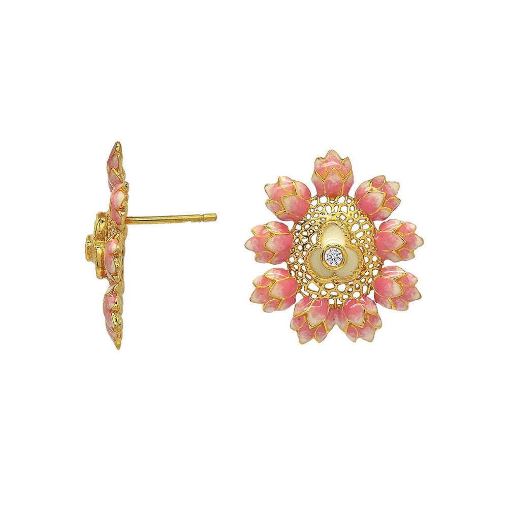 Divino Pink Warm Blush Studs