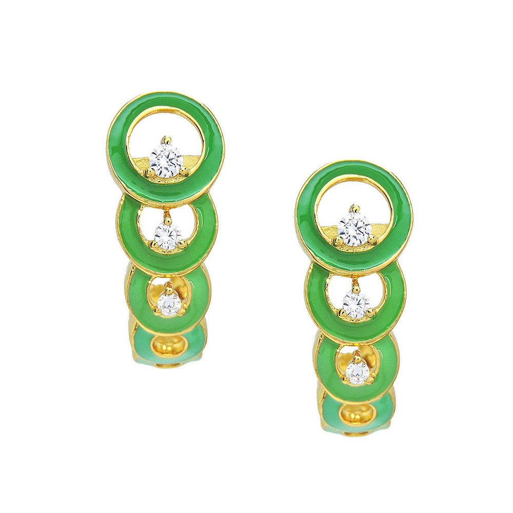 Divino Green Delights Half Hoops