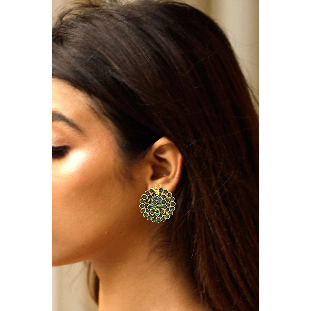 Divino Classy Claire Green Studs