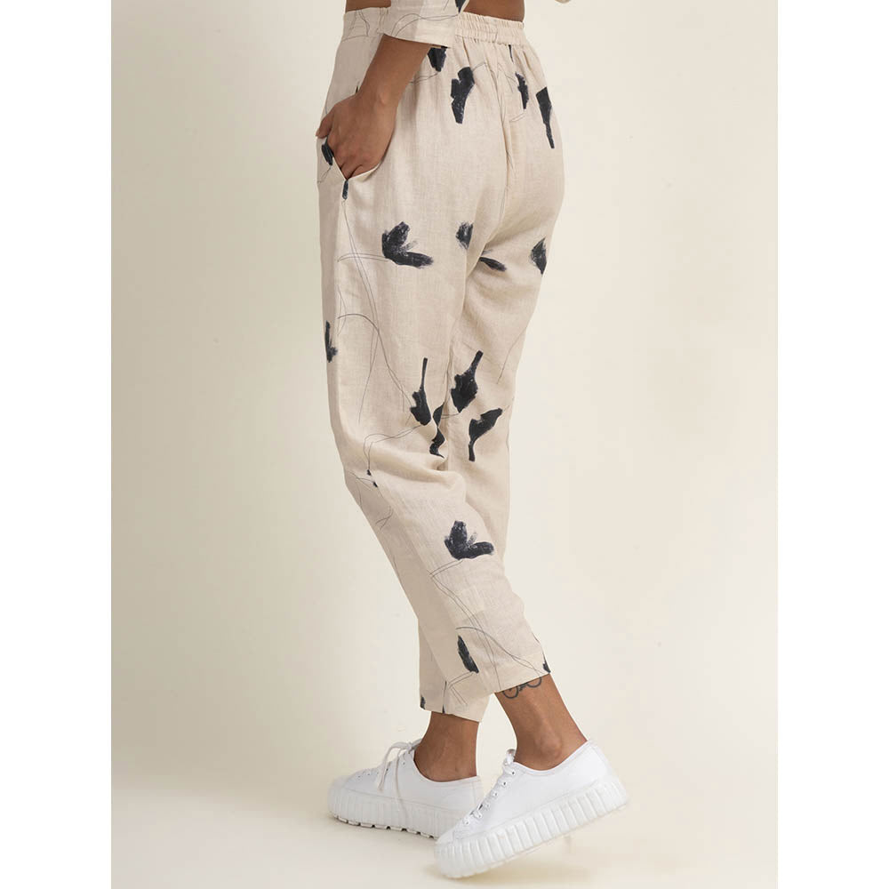 Doodlage Straight Printed Pant