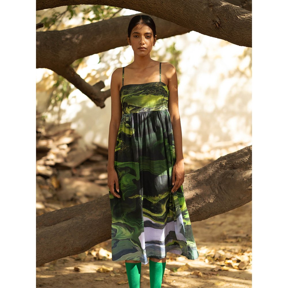 Doodlage Ella Green Dress