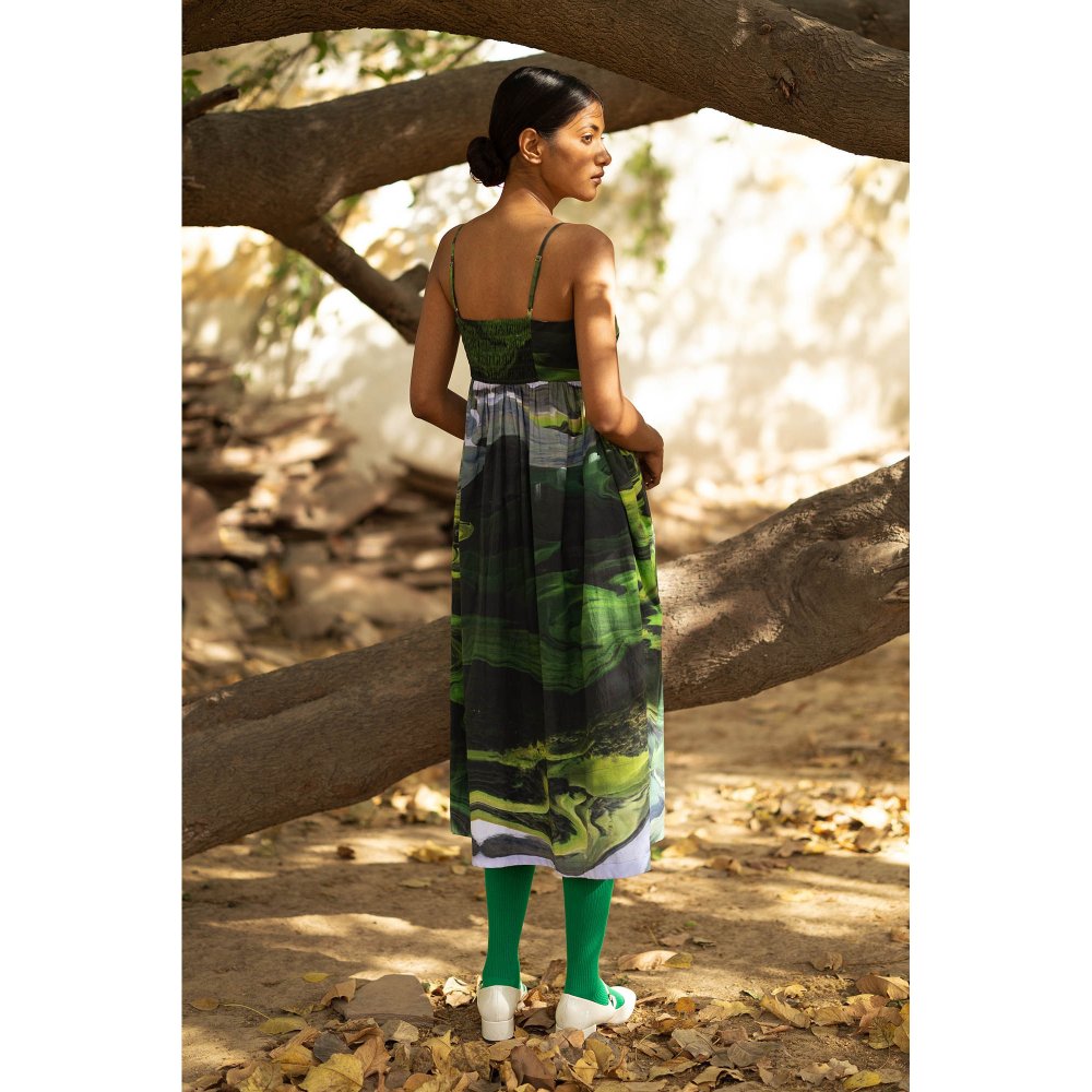 Doodlage Ella Green Dress