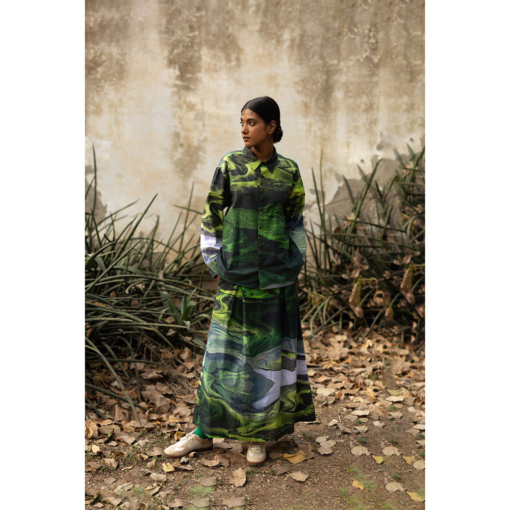 Doodlage Judy Printed Skirt with Shirt (Set of 2)