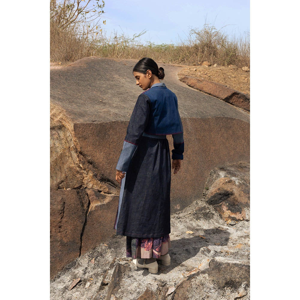 Doodlage Amelia Denim Trench Coat (Set of 2)