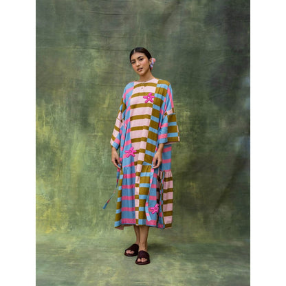 Doodlage Multicoloured Edith Striped Dress