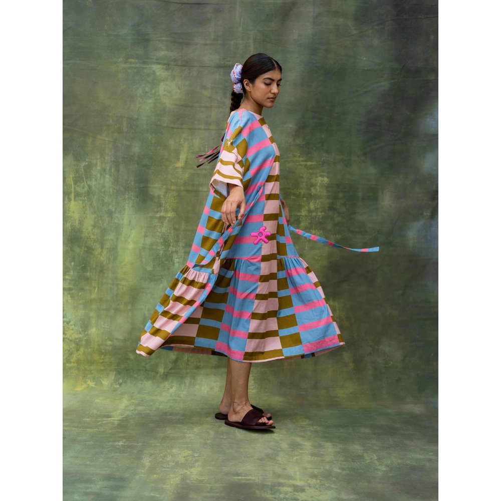 Doodlage Multicoloured Edith Striped Dress