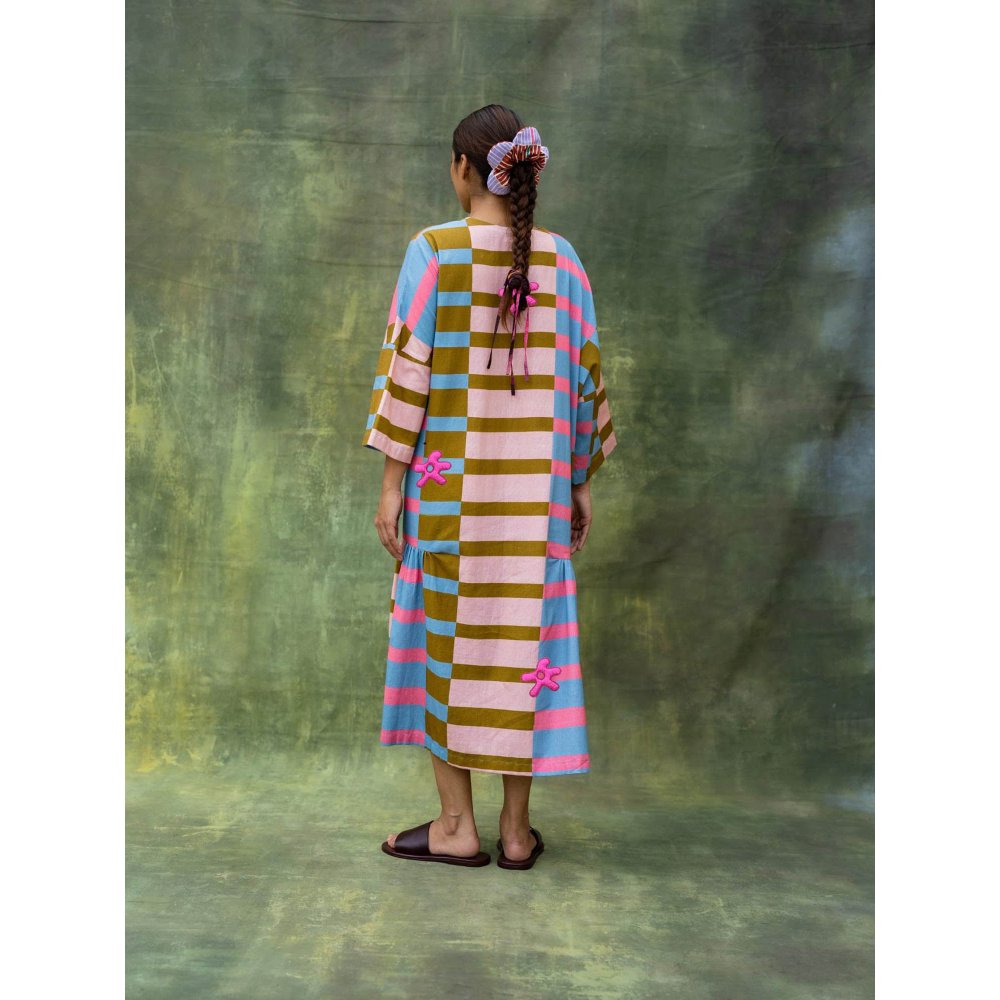 Doodlage Multicoloured Edith Striped Dress