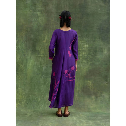 Doodlage Purple Jill Embroidered Dress