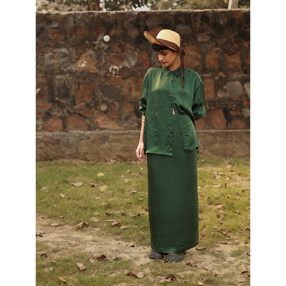 Doodlage Abby Emerald Green Skirt
