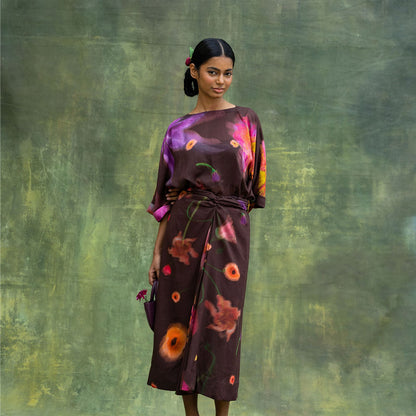 Doodlage Hazel Printed Top and Skirt (Set of 2)