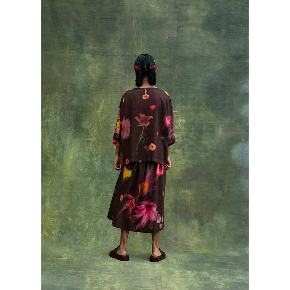 Doodlage Hazel Printed Top and Skirt (Set of 2)