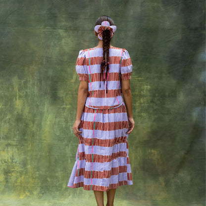 Doodlage Fern Striped Top and Skirt (Set of 2)