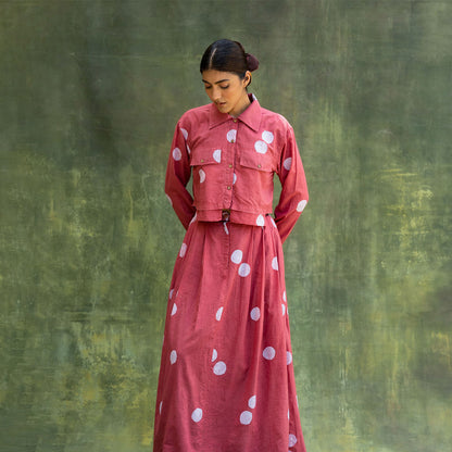 Doodlage Austin Coral Shirt and Skirt (Set of 2)
