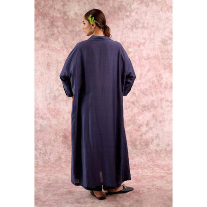 Doodlage Blake Navy Blue Kurta with Pant
