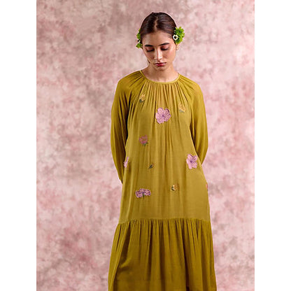 Doodlage Twig Embroidered Dress