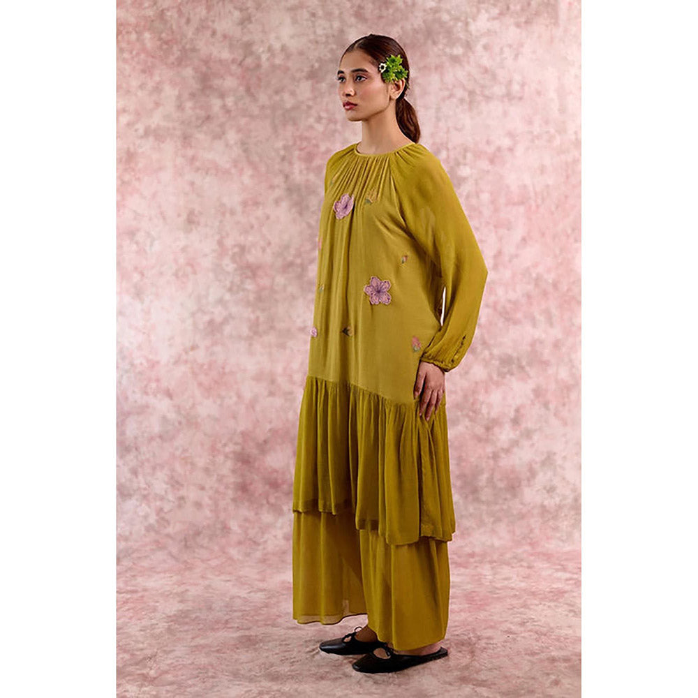 Doodlage Twig Embroidered Dress