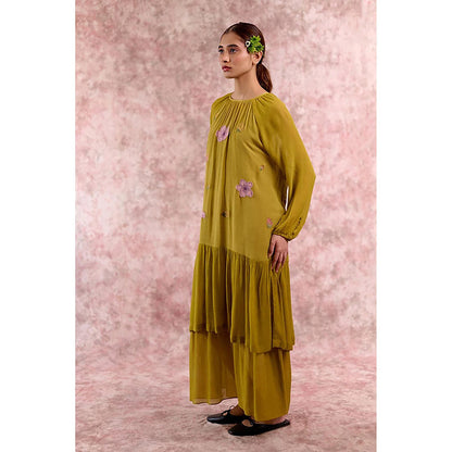 Doodlage Twig Embroidered Dress