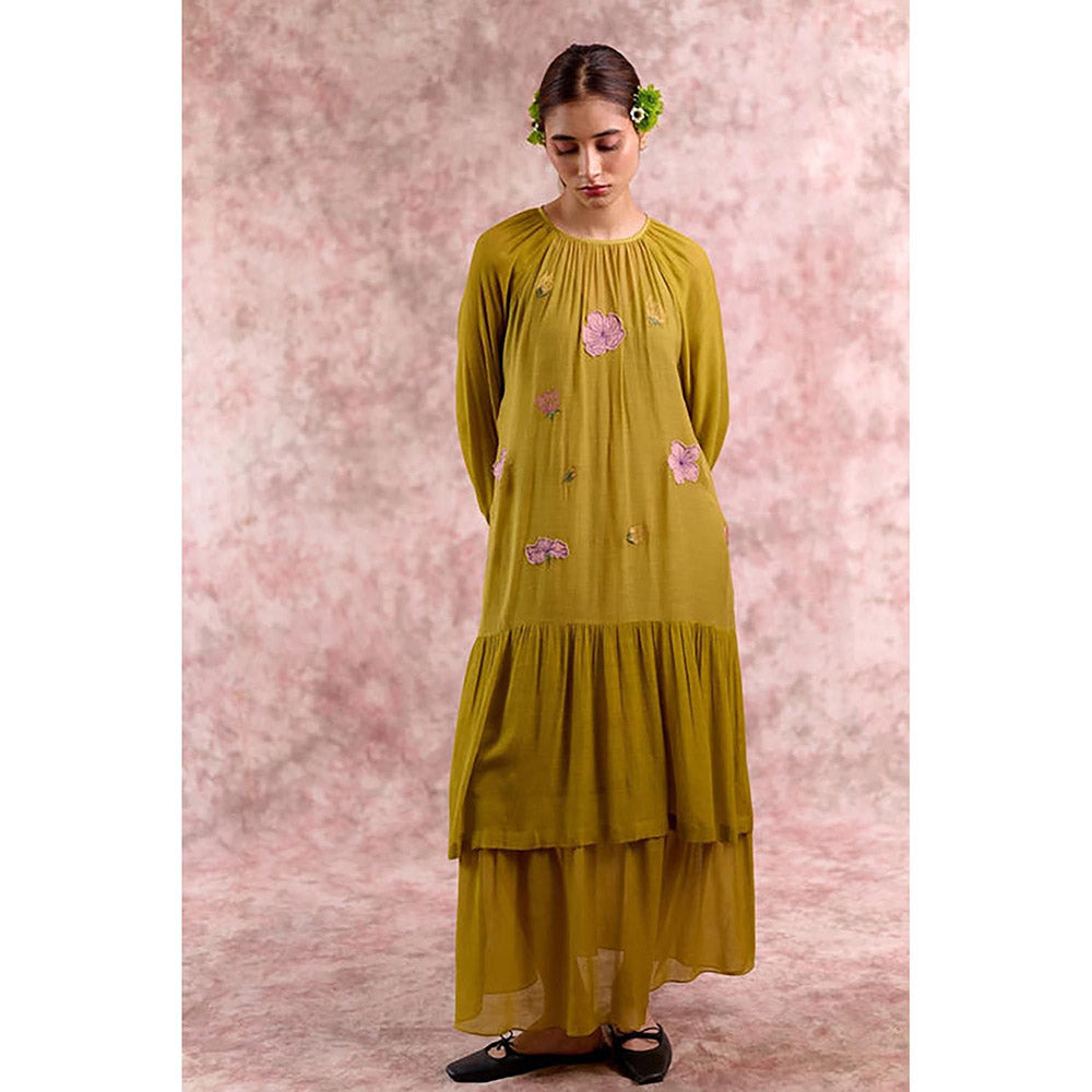 Doodlage Twig Embroidered Dress