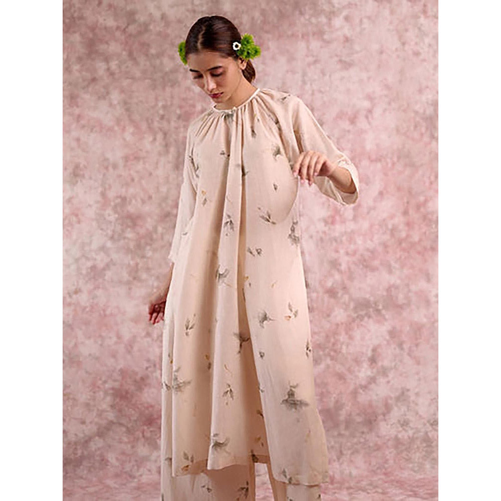 Doodlage Hayde Beige Kurta