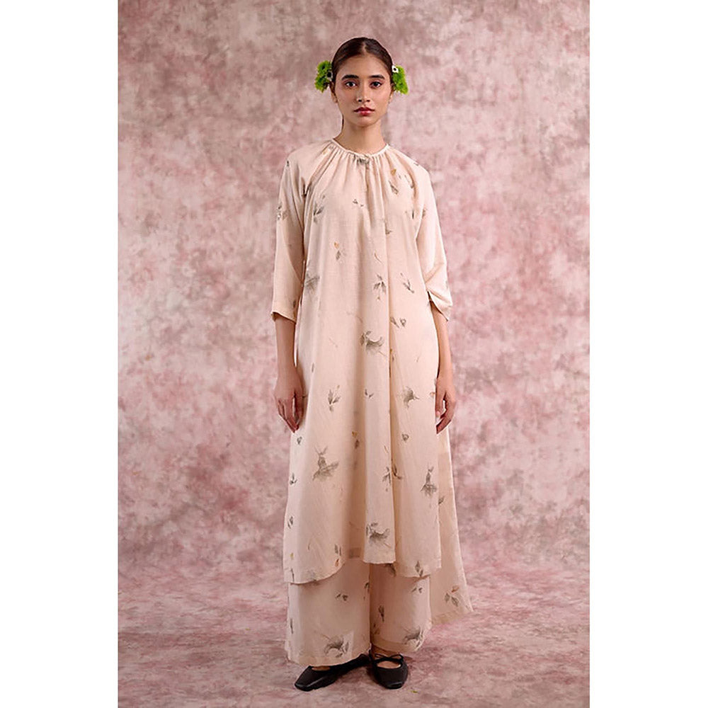 Doodlage Hayde Beige Kurta