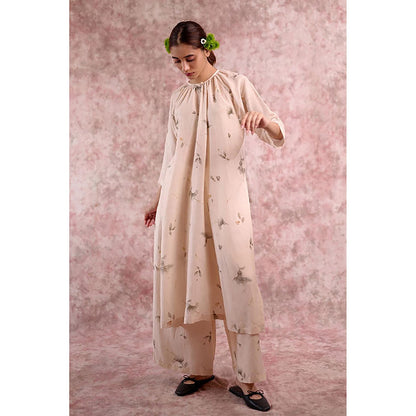Doodlage Hayde Beige Kurta