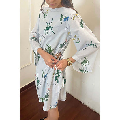 Doodlage Aurielle Printed Dres