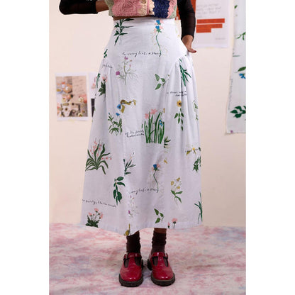 Doodlage Multi-Color Velora Printed Skirt
