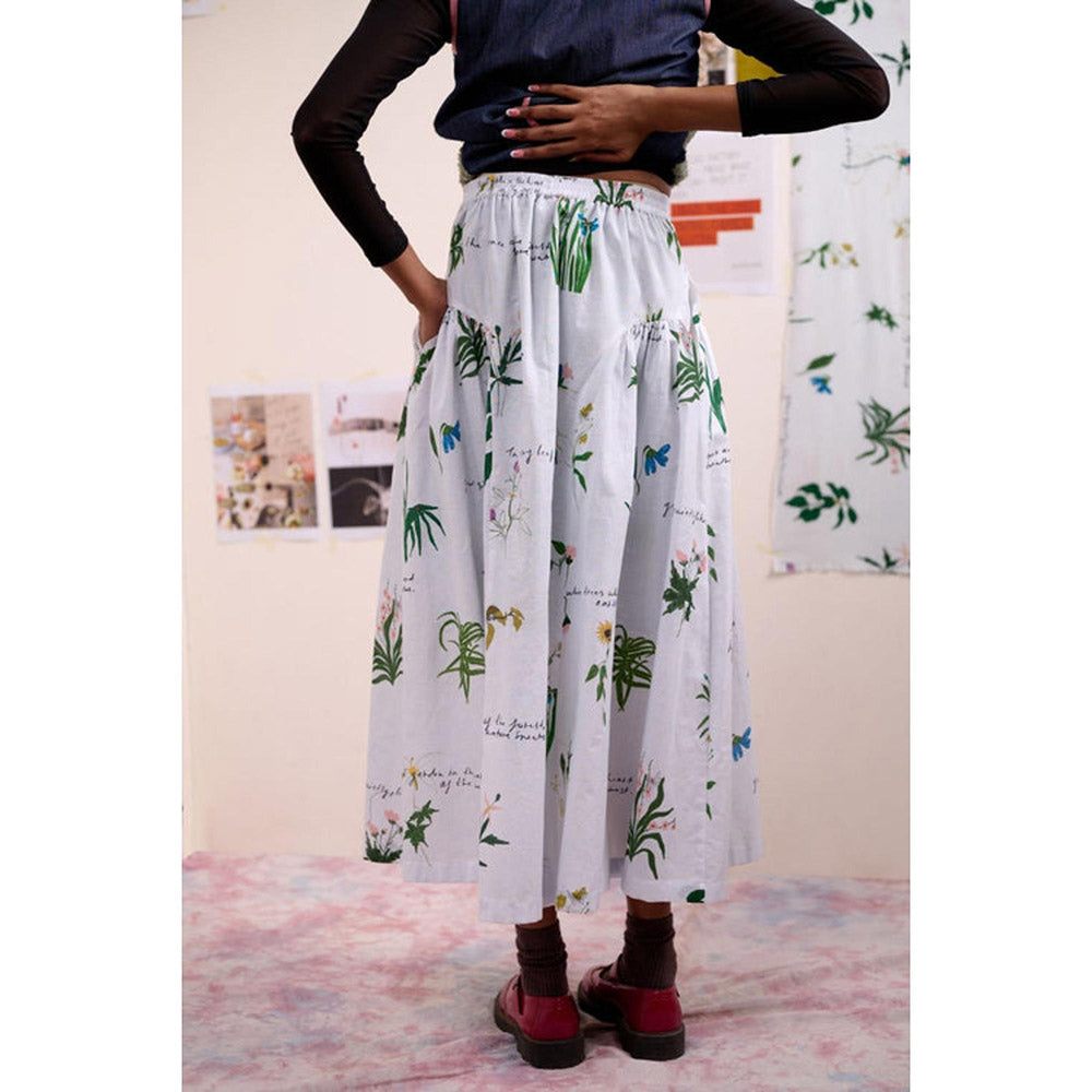 Doodlage Multi-Color Velora Printed Skirt