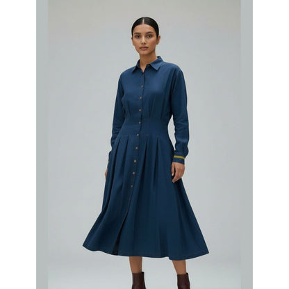 Doodlage Womens Midnight Blue Cecile Dress