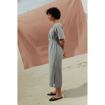 Doodlage Eden Blue Midi Dress