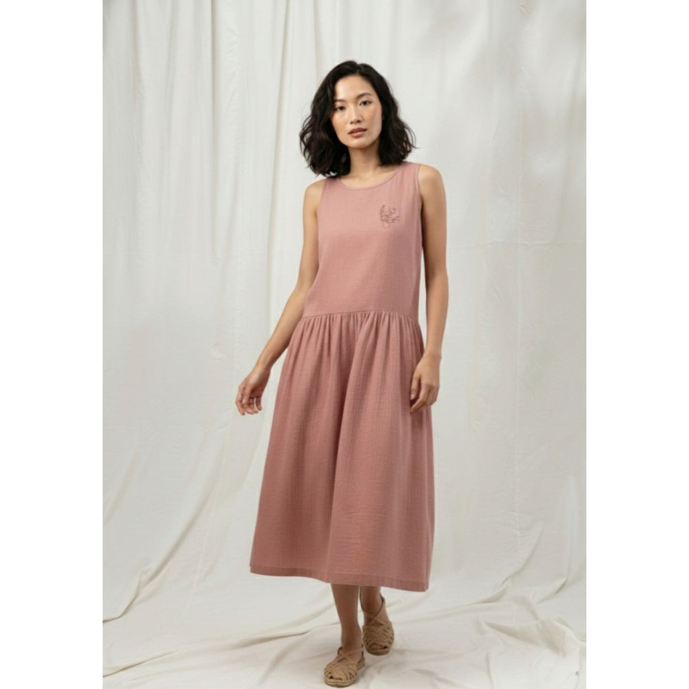 Doodlage Susan Pink Midi Dress