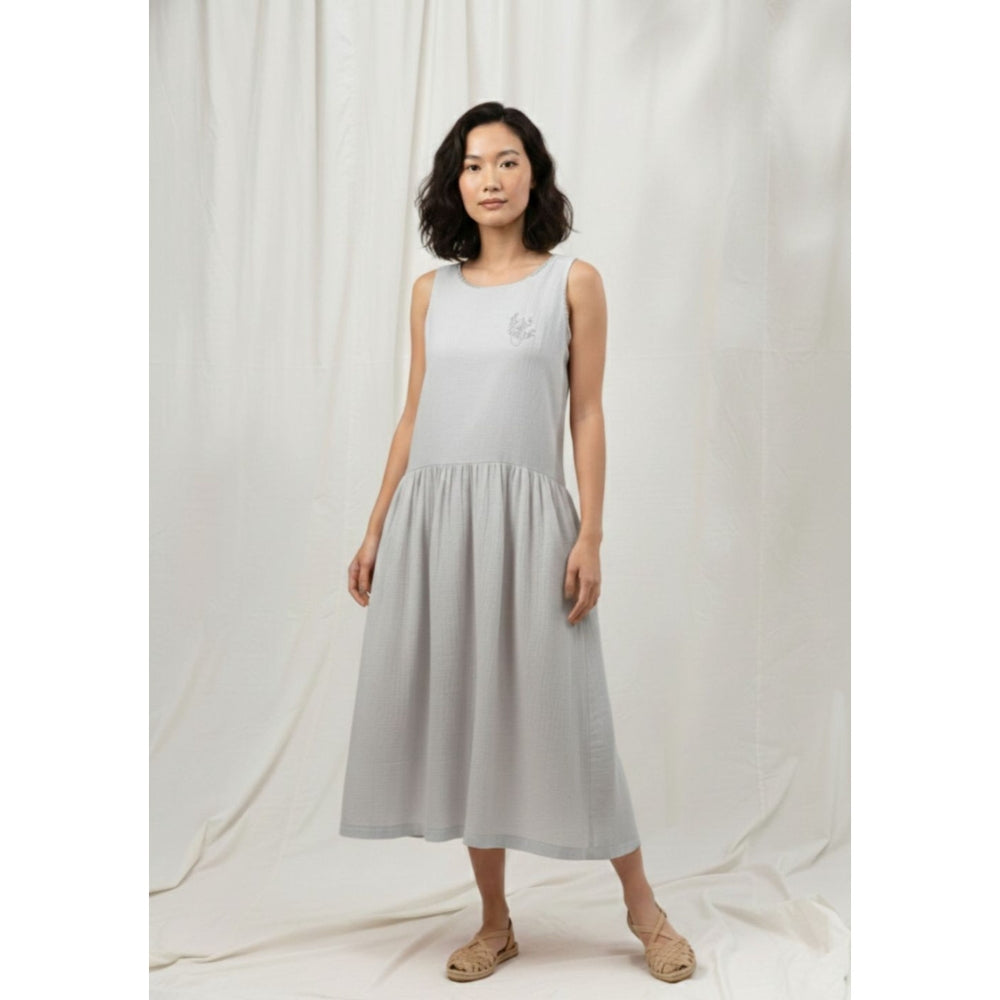 Doodlage Susan Grey Midi Dress