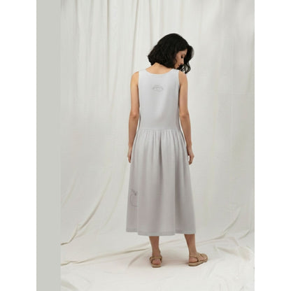 Doodlage Susan Grey Midi Dress