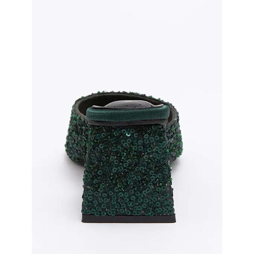 DOUX AMOUR Valencia Nebula Emerald Heels