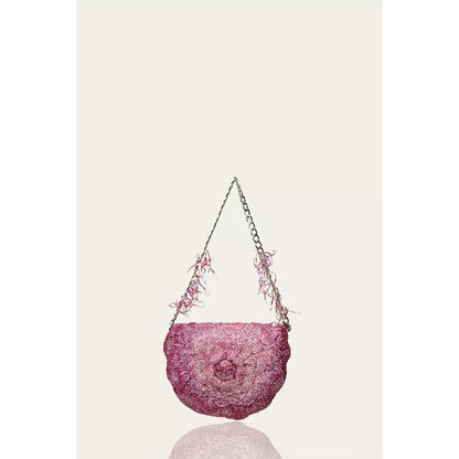 DOUX AMOUR Coco Pink Embellished Clutch