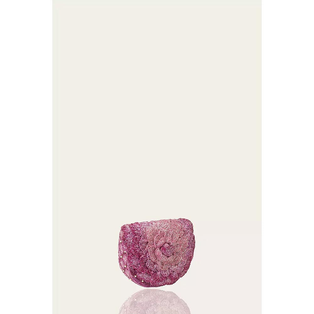 DOUX AMOUR Coco Pink Embellished Clutch