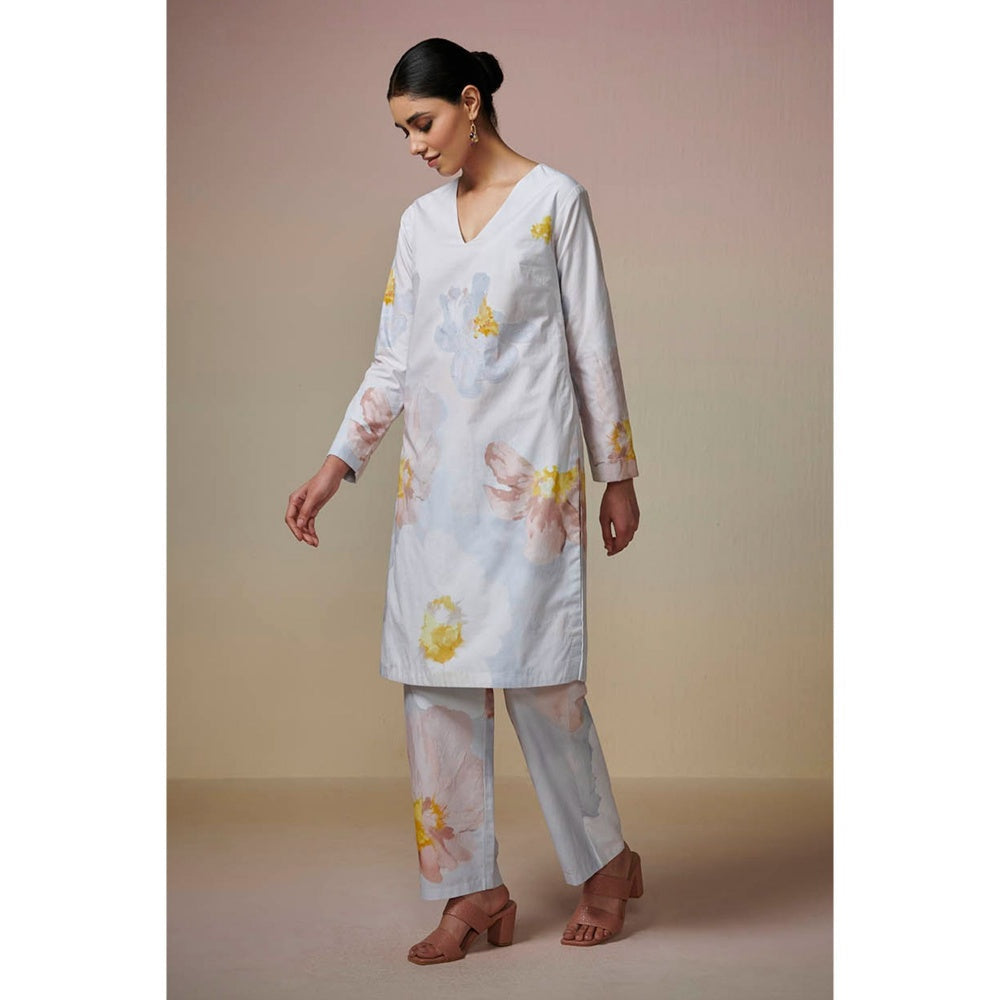 Dressfolk Powder Blue Cotton Co-Ord (Set of 2)