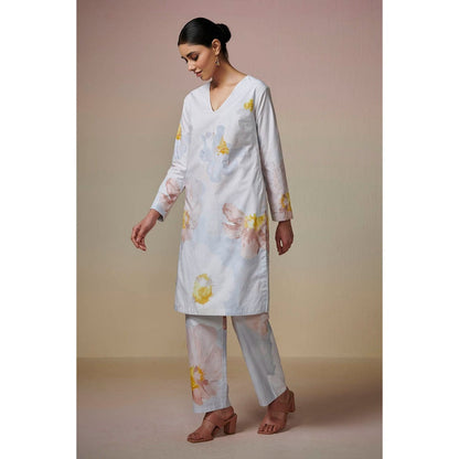 Dressfolk Powder Blue Cotton Co-Ord (Set of 2)
