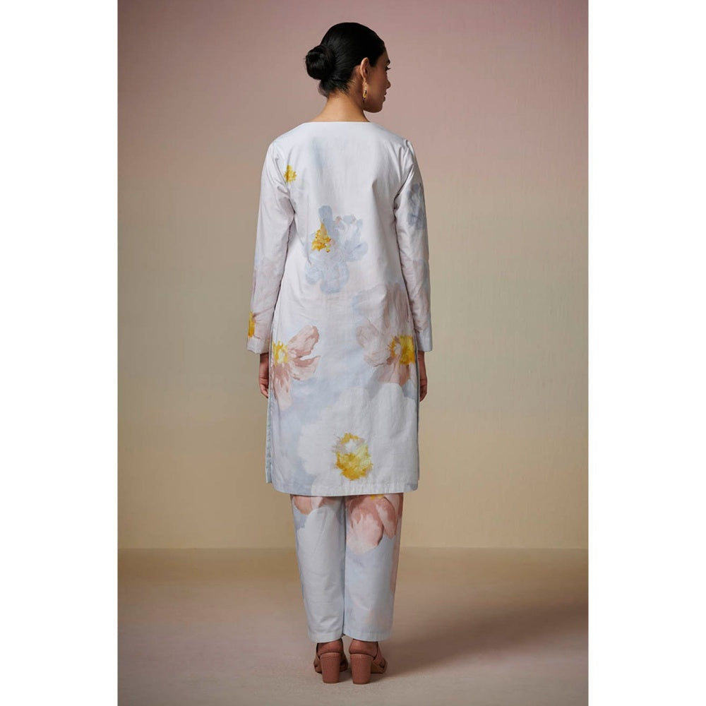 Dressfolk Powder Blue Cotton Co-Ord (Set of 2)