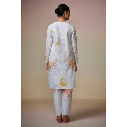 Dressfolk Powder Blue Cotton Co-Ord (Set of 2)