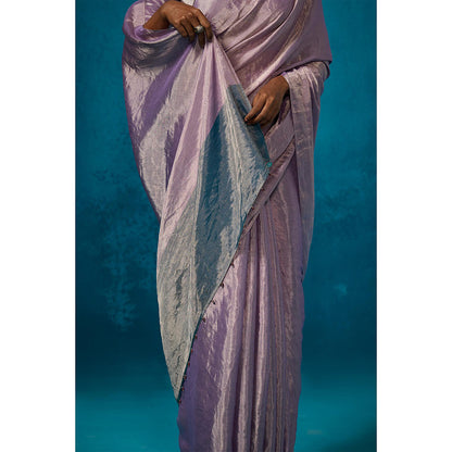 Dressfolk Handwoven Tissue Zari Saree With Matching Unstitched Blouse