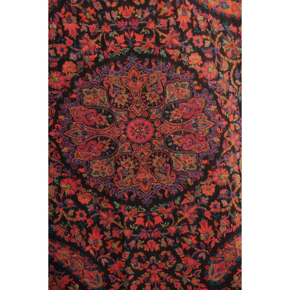 Dusala India Pashmina In Kani Multi-Color Weave Full Shawl