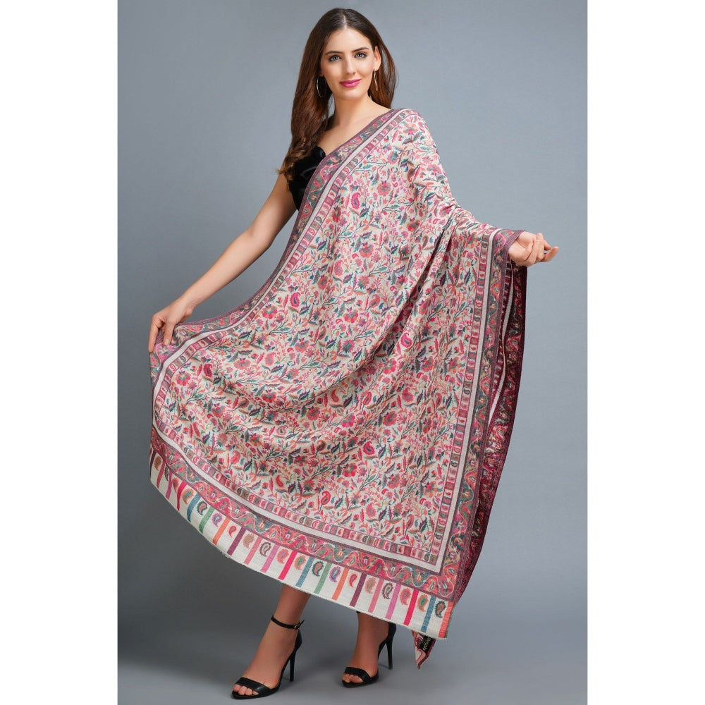 Dusala India Cashmere Multi-Color Kani Weave Shawl