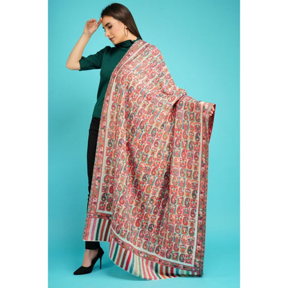 Dusala India Cashmere Multi-Color Kani Weave Shawl