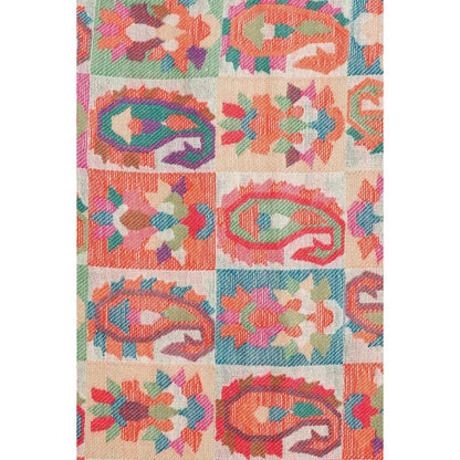 Dusala India Cashmere Multi-Color Kani Weave Shawl
