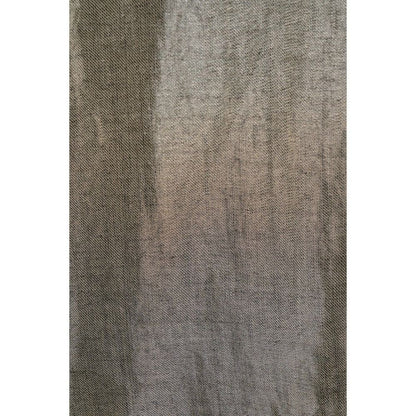 Dusala India Grey & Black Reversible Handwoven Zari Stole