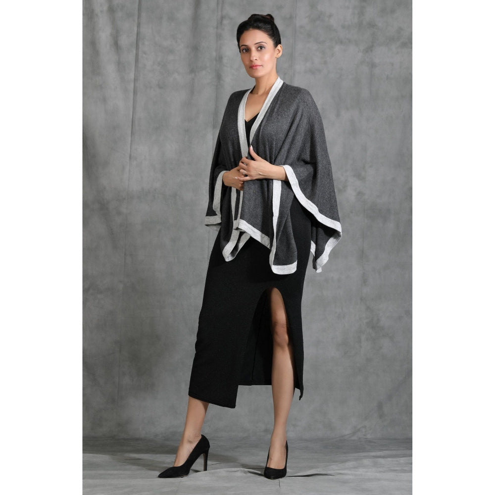 Dusala India Handwoven Pashmina Cape