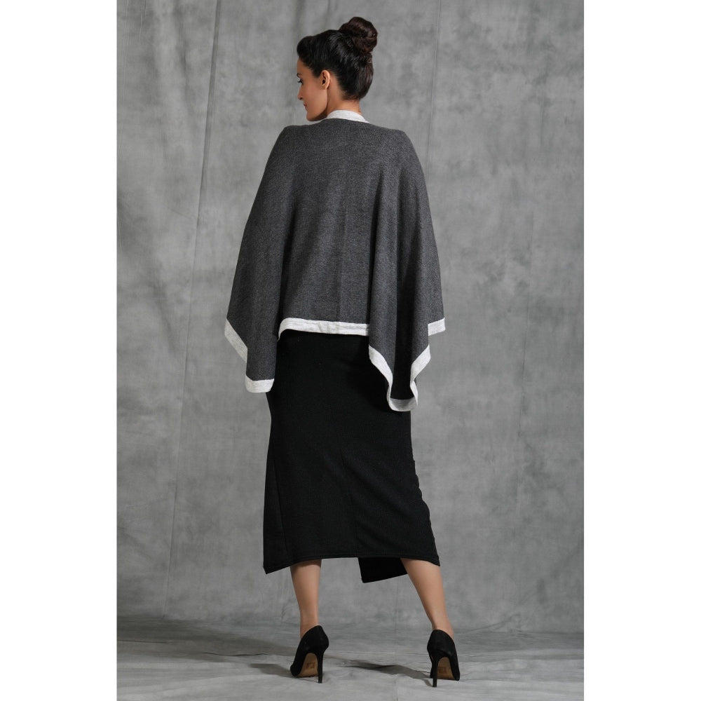 Dusala India Handwoven Pashmina Cape