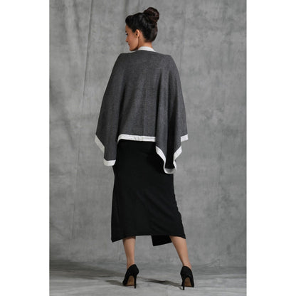 Dusala India Handwoven Pashmina Cape